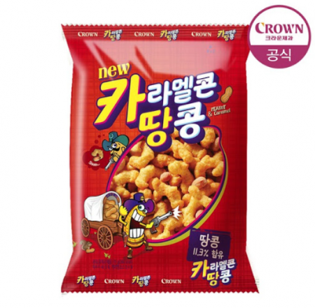 Caramel corn peanut